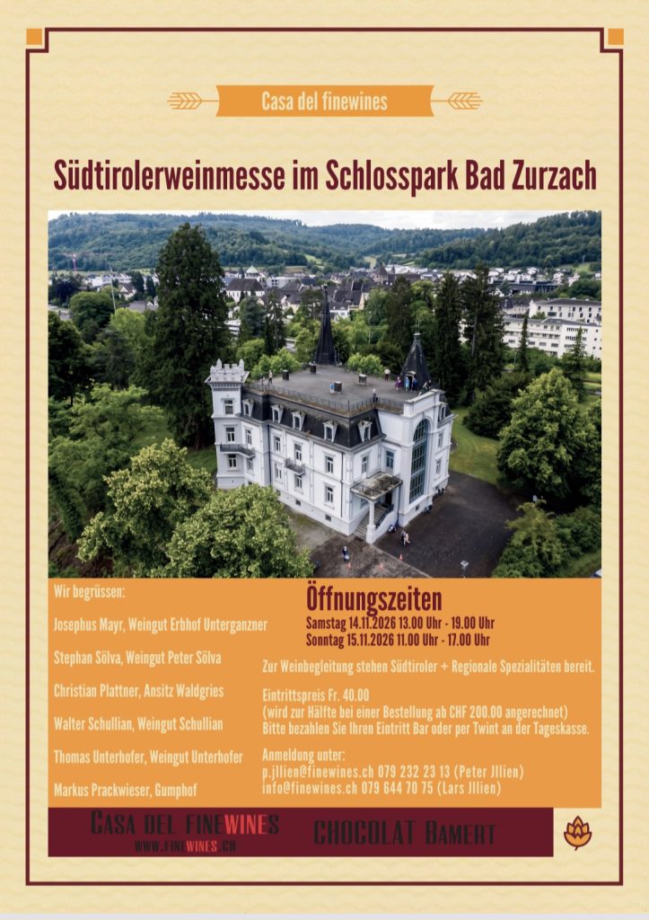 Südtirolerweinmesse Schloss Bad Zurzach